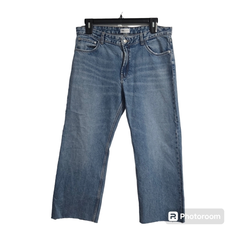 Zara High-Rise Wide Leg Jeans